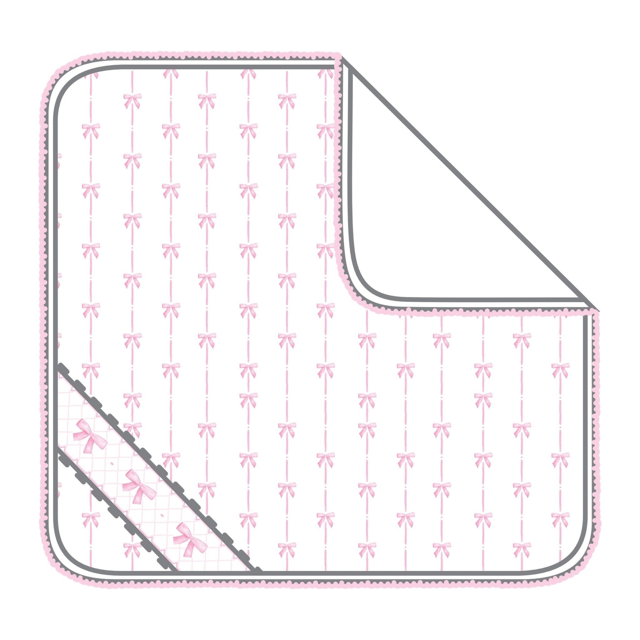 Amelia's Classics Smocked Receiving Blanket - Magnolia Baby Girl