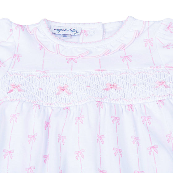Amelia's Classics Smocked Short Sleeve Bubble - Magnolia BabyBubble