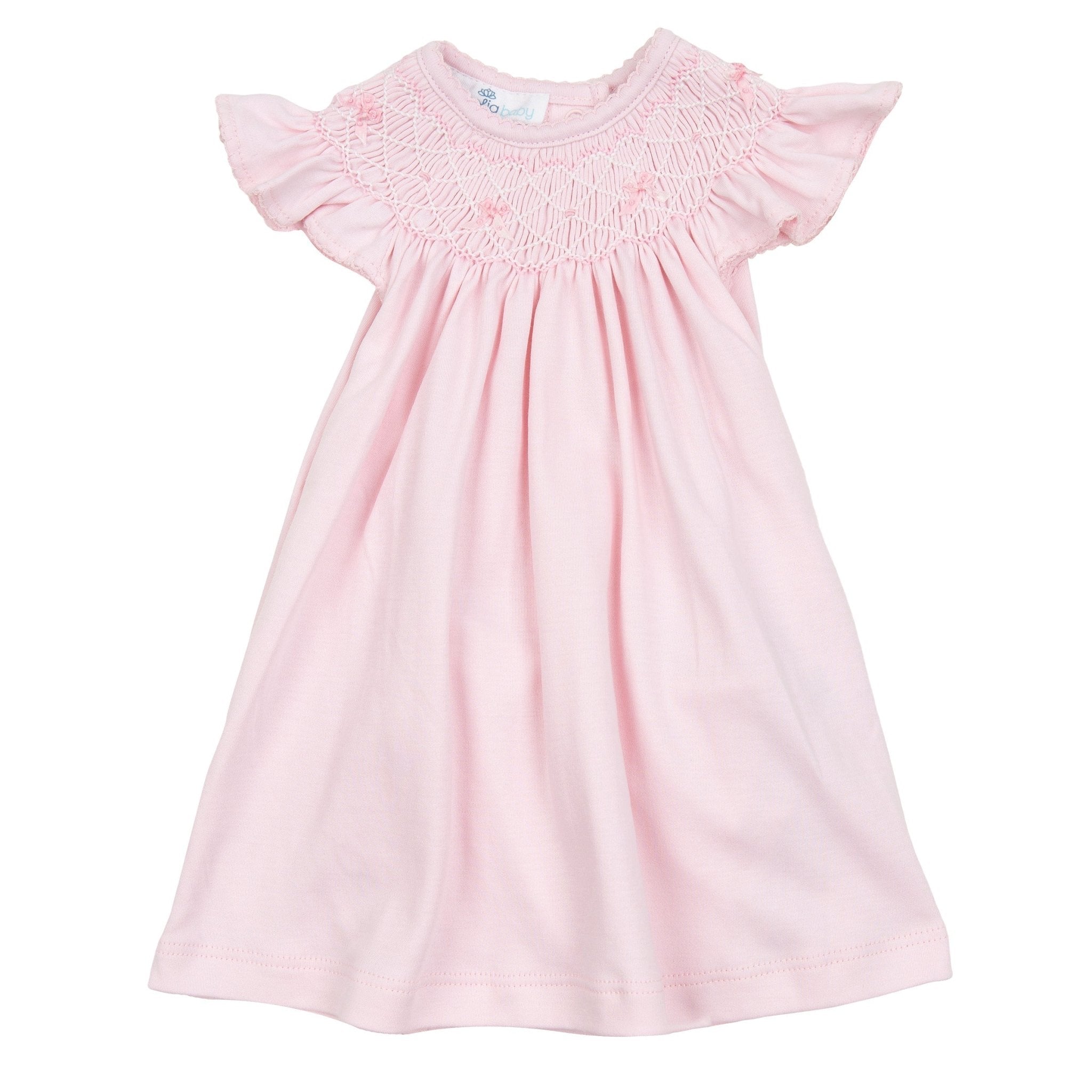 Amelia's Classics Solid Bishop Dress - Magnolia Baby Girl
