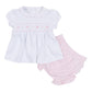 Amelia's Classics Solid Smocked Diaper Cover Set - Magnolia BabyDiaper Cover