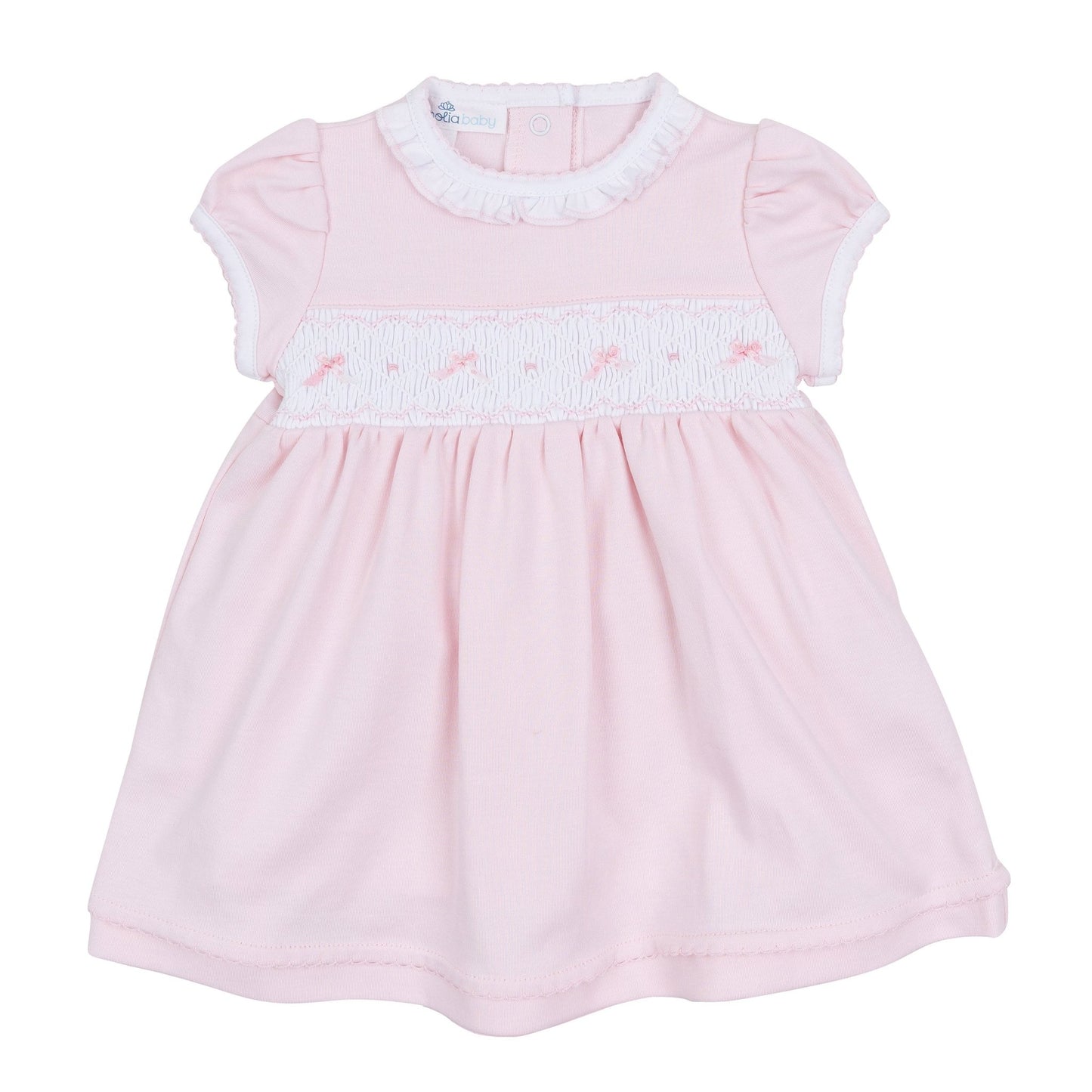 Amelia's Classics Solid Smocked Dress - Magnolia BabyDress