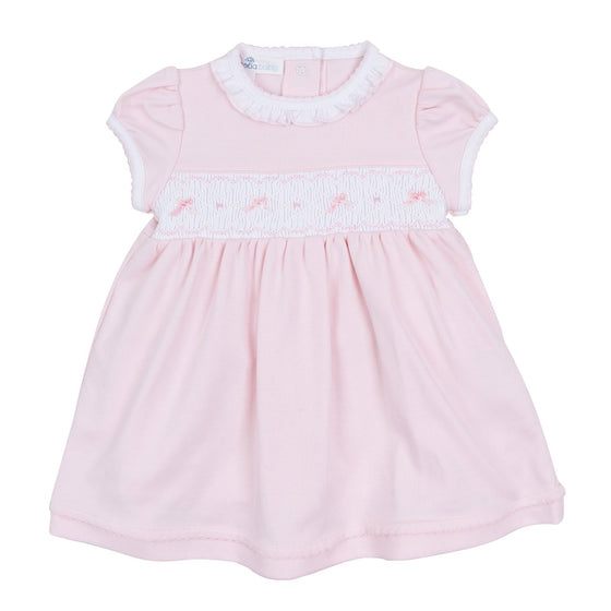 Amelia's Classics Solid Smocked Dress - Magnolia BabyDress