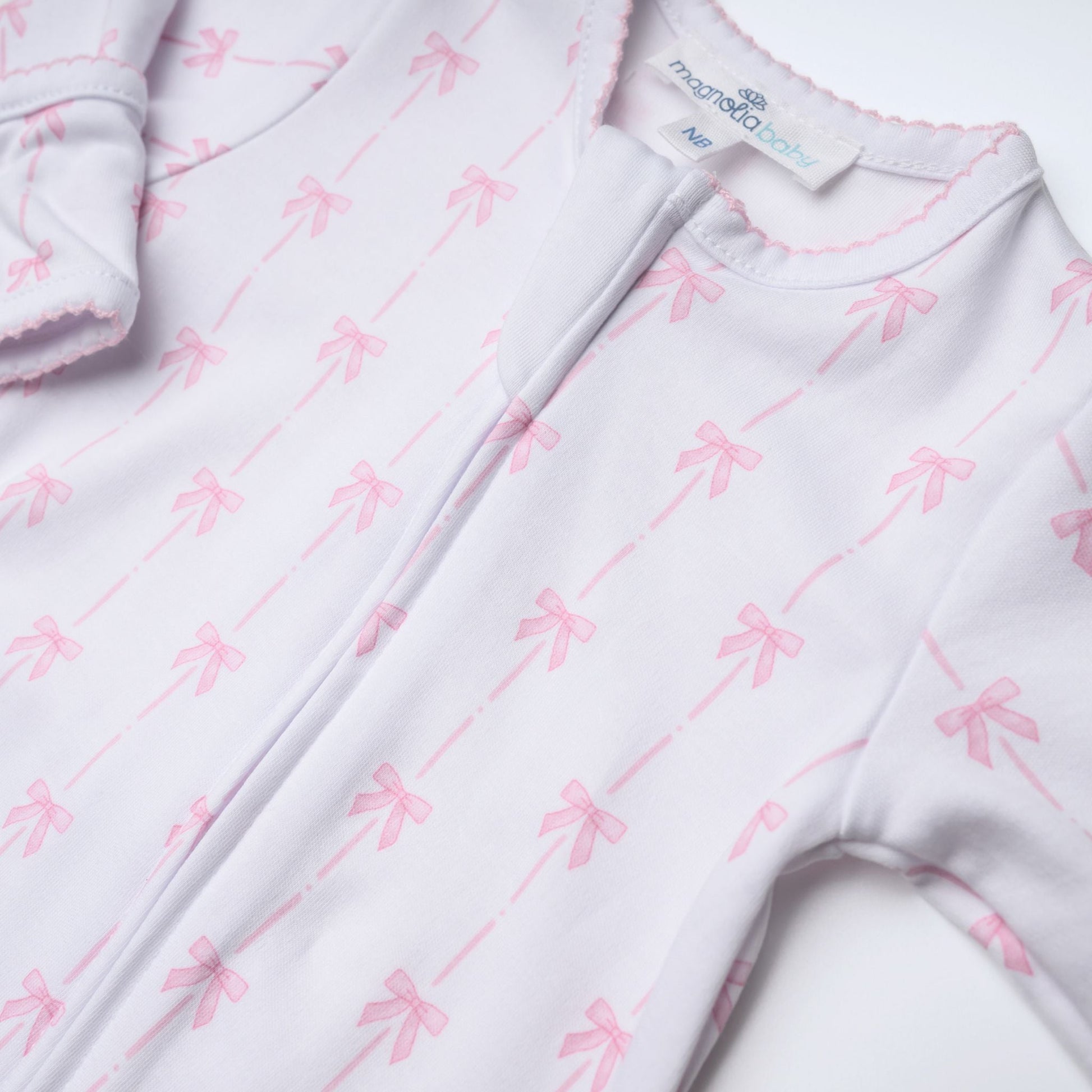 Amelia's Classics Zip Footie - Magnolia BabyFootie
