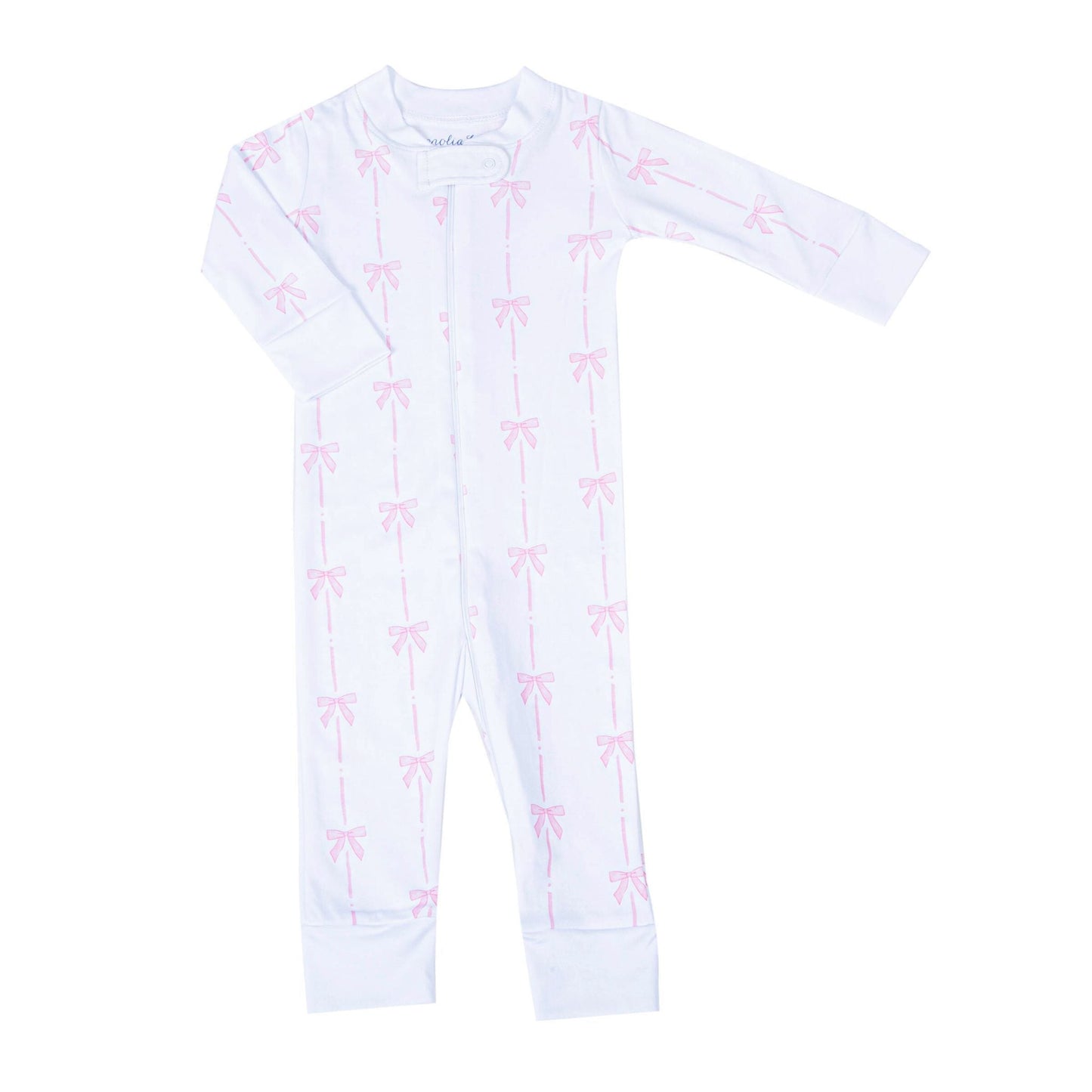 Amelia's Classics Zip Pajamas - Magnolia Baby Girl