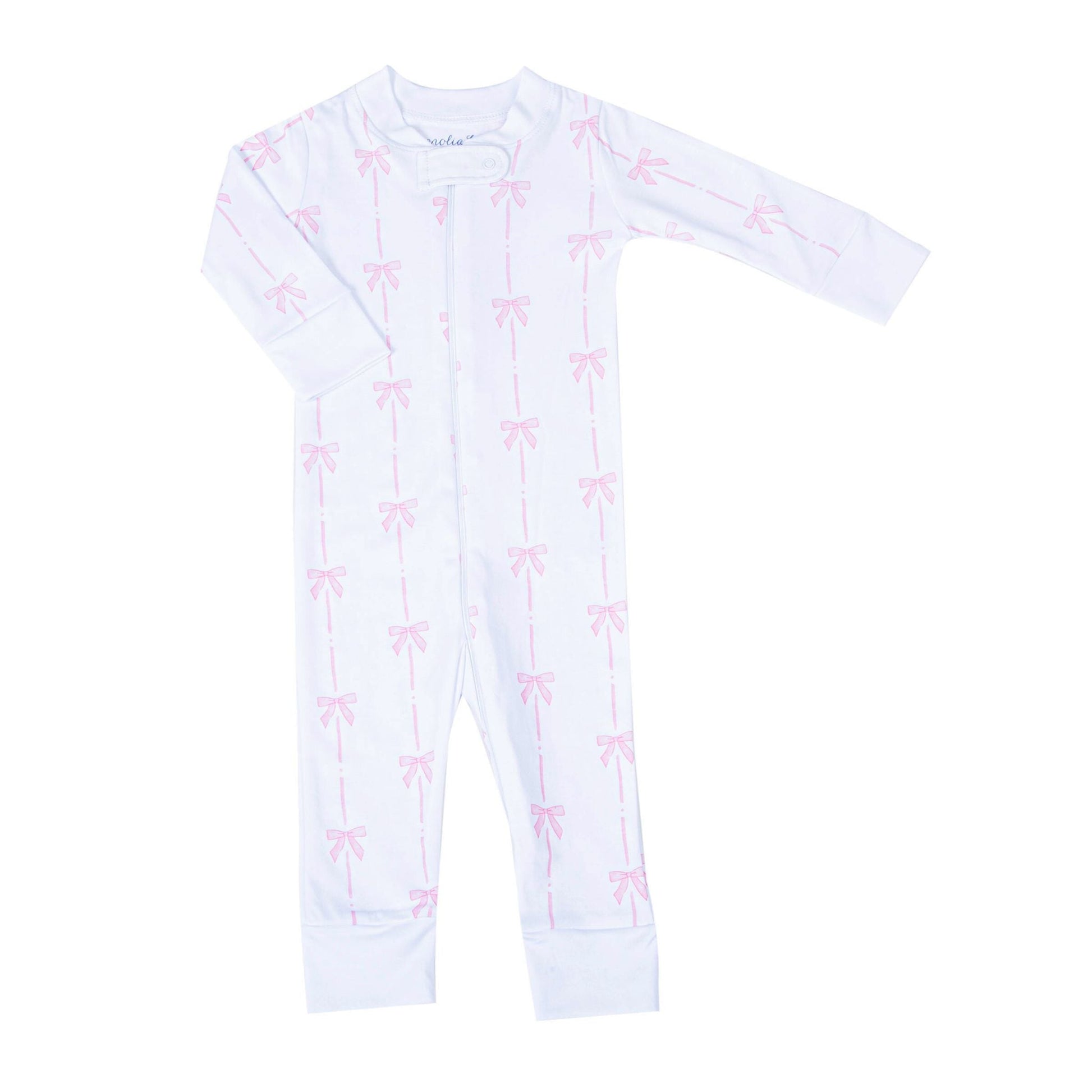 Amelia's Classics Zip Pajamas - Magnolia Baby Girl