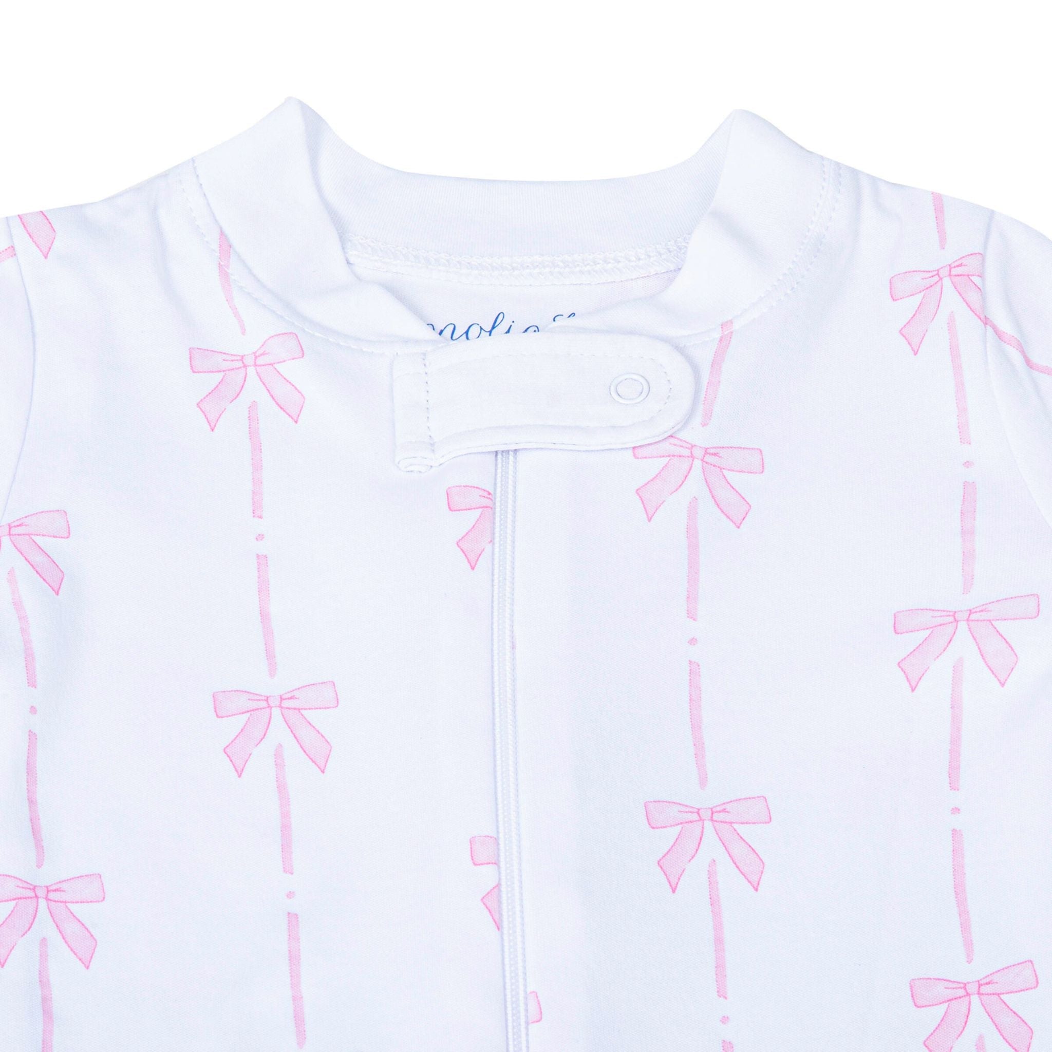 Amelia's Classics Zip Pajamas - Magnolia Baby Girl