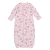 Animal Crackers Converter - Pink - Magnolia BabyConverter Gown