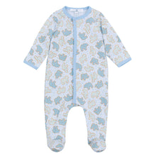  Animal Crackers Footie - Light Blue - Magnolia BabyFootie