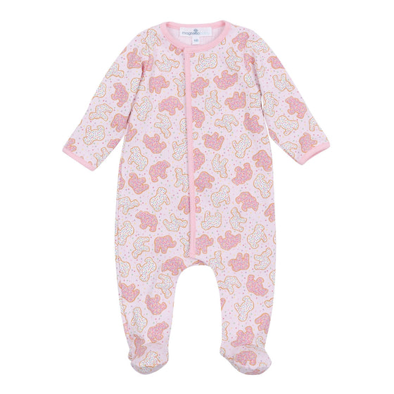 Animal Crackers Footie - Pink - Magnolia BabyFootie