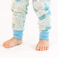 Animal Crackers Long Pajamas - Light Blue - Magnolia BabyLong Pajamas