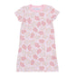 Animal Crackers Short Sleeve Nightdress - Pink - Magnolia BabyNightdress