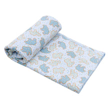  Animal Crackers Swaddle Blanket - Light Blue - Magnolia BabySwaddle Blanket