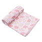 Animal Crackers Swaddle Blanket - Pink - Magnolia BabySwaddle Blanket