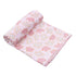 Animal Crackers Swaddle Blanket - Pink - Magnolia BabySwaddle Blanket
