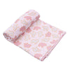 Animal Crackers Swaddle Blanket - Pink - Magnolia BabySwaddle Blanket