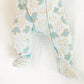 Animal Crackers Zip Footie - Light Blue - Magnolia BabyFootie