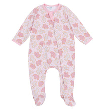  Animal Crackers Zip Footie - Pink - Magnolia BabyFootie
