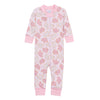 Animal Crackers Zip Pajamas - Pink - Magnolia BabyZipper Pajamas