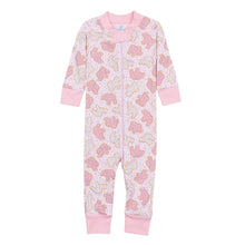  Animal Crackers Zip Pajamas - Pink - Magnolia BabyZipper Pajamas