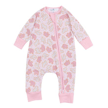  Animal Crackers Zip Playsuit - Pink - Magnolia BabyPlaysuit