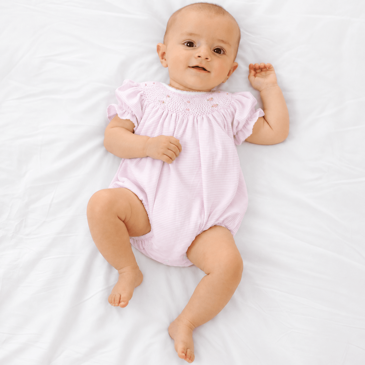 Magnolia Baby_Anna Bishop Short Sleeve Bubble - Pink_1