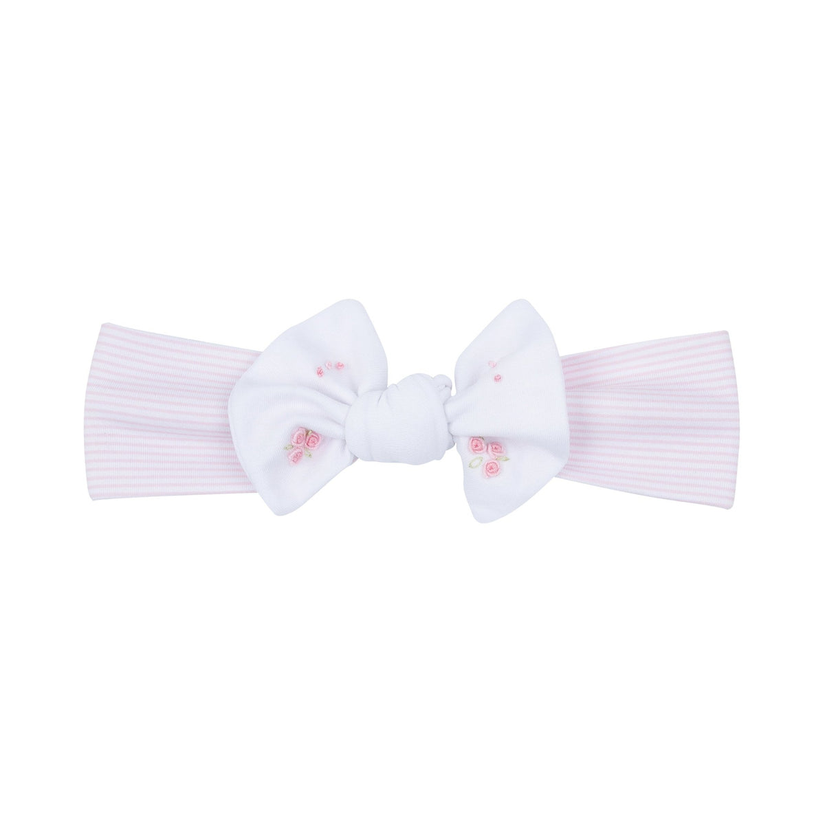 Magnolia Baby_Anna Hand-Embroidered Headband - Pink_1