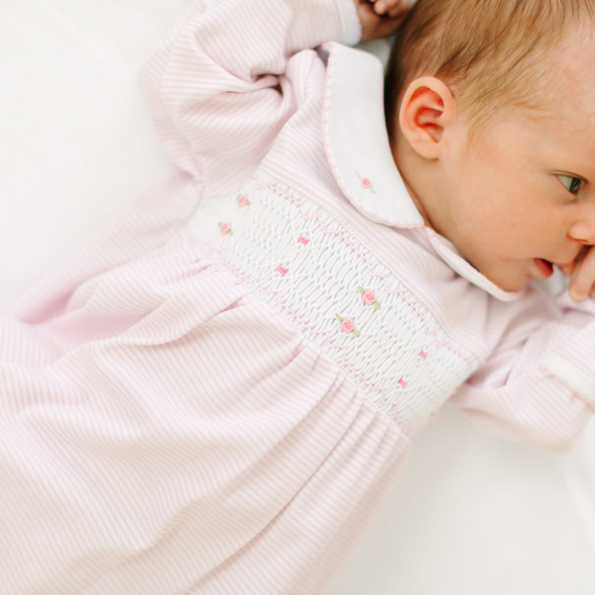 Magnolia Baby_Anna Smocked Footie - Pink_6