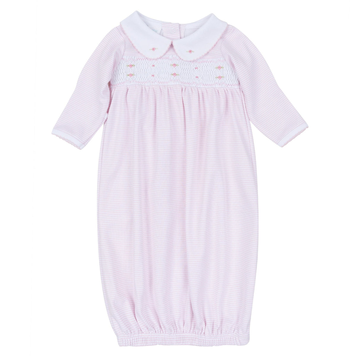 Magnolia Baby_Anna Smocked Gown - Pink_1