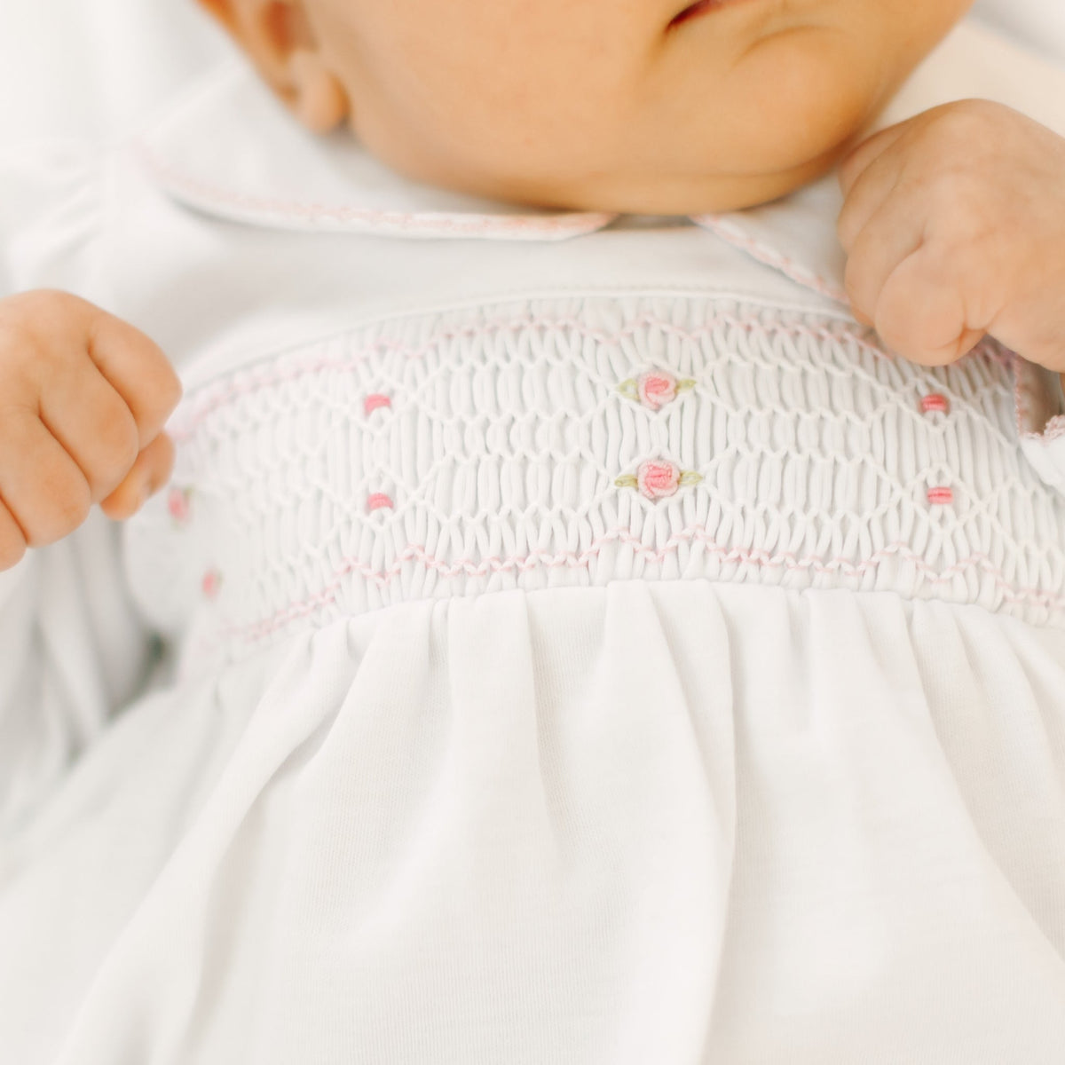 Magnolia Baby_Anna Smocked Ruffle Long Sleeve Diaper Cover Set - Pink_4