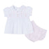 Magnolia Baby_Anna Smocked Ruffle Short Sleeve Diaper Cover Set - Pink_1