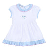 Anna's Classics Embroidered Short Sleeve Toddler Dress