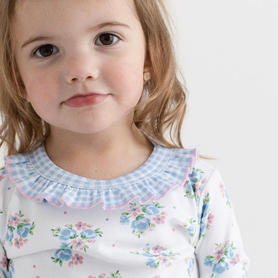 Anna's Classics Ruffle Infant/Toddler Long Pajamas - Magnolia BabyLong Pajamas