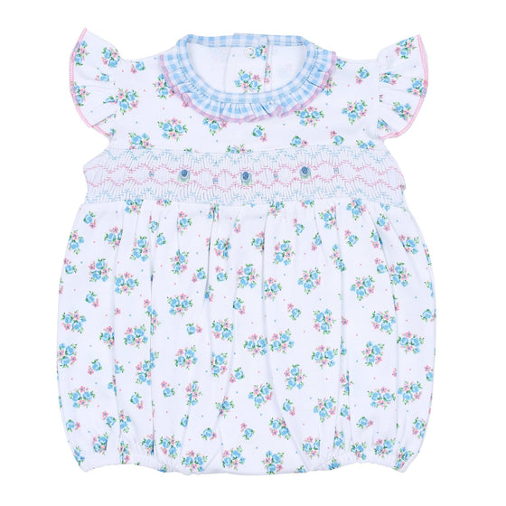 Anna's Classics Smocked Print Flutters Toddler Bubble - Magnolia BabyBubble
