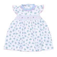  Anna's Classics Smocked Print Flutters Toddler Dress - Magnolia BabyDress