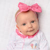 Anne Hot Pink Headband with Grosgrain Bow - Magnolia BabyHeadband