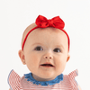Anne Red Headband with Grosgrain Bow - Magnolia BabyHeadband