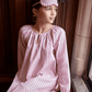 Antique Red Ticking Stripe Delphine Nightgown - Magnolia BabyNightdress