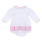 Apple of my Eye Collared Ruffle Long Sleeve Bubble - Magnolia BabyBubble
