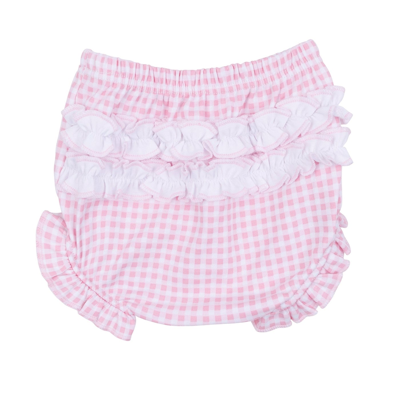 Apple of my Eye Collared Ruffle Long Sleeve Diaper Cover Set - Magnolia BabyDiaper Cover