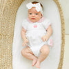 Apple of my Eye Collared Ruffle Short Sleeve Bubble - Magnolia BabyBubble