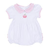 Apple of my Eye Collared Ruffle Short Sleeve Bubble - Magnolia BabyBubble