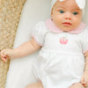 Apple of my Eye Collared Ruffle Short Sleeve Bubble - Magnolia BabyBubble