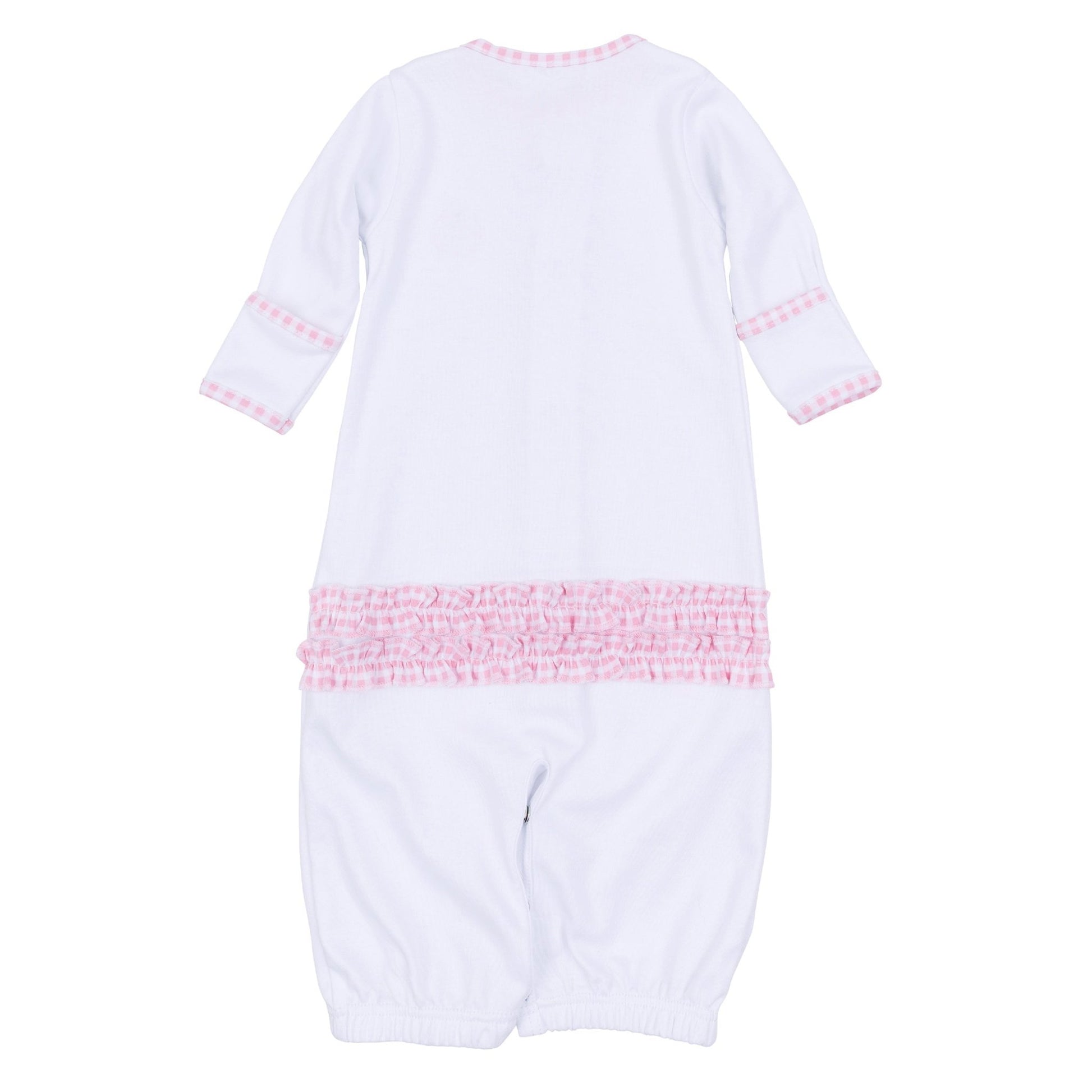 Apple of my Eye Embroidered Ruffle Converter - Magnolia BabyConverter Gown