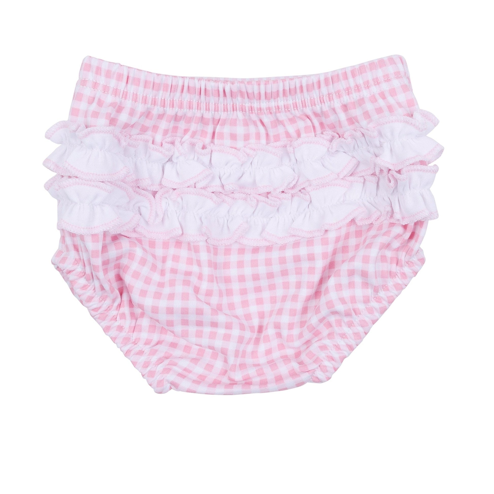 Apple of my Eye Embroidered Ruffle Long Sleeve Diaper Cover Set - Magnolia BabyDiaper Cover