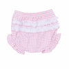 Apple of my Eye Embroidered Ruffle Short Sleeve Diaper Cover Set - Magnolia BabyDiaper Cover