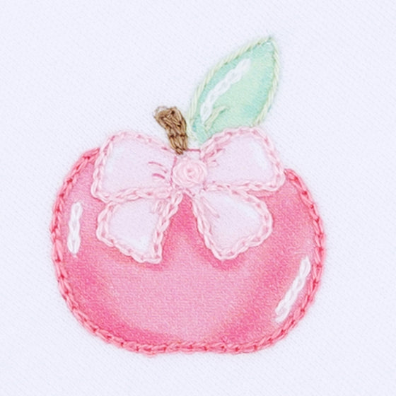 Apple of my Eye Embroidered Short Sleeve Dress - Magnolia BabyDress