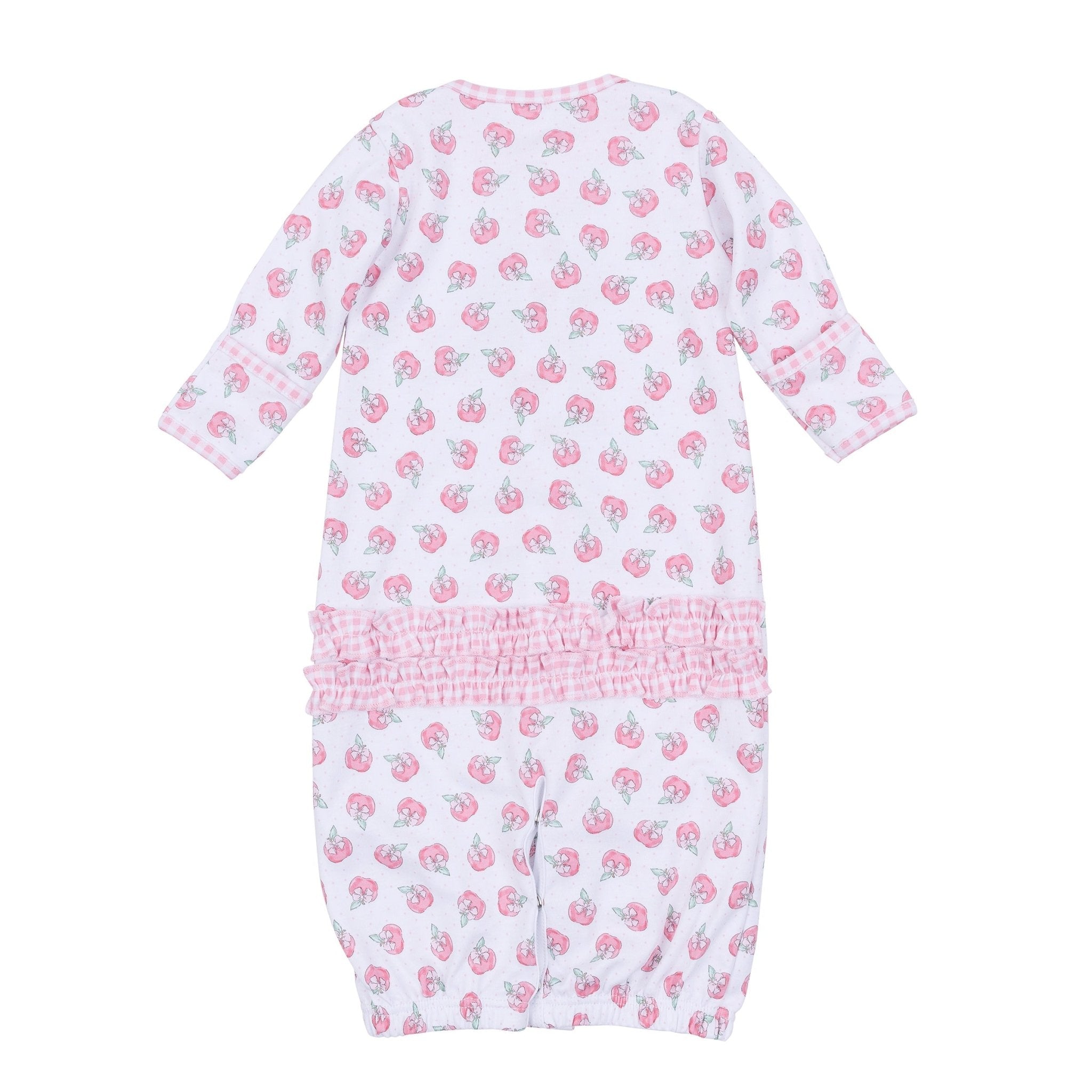 Apple of my Eye Print Ruffle Converter - Magnolia BabyConverter Gown