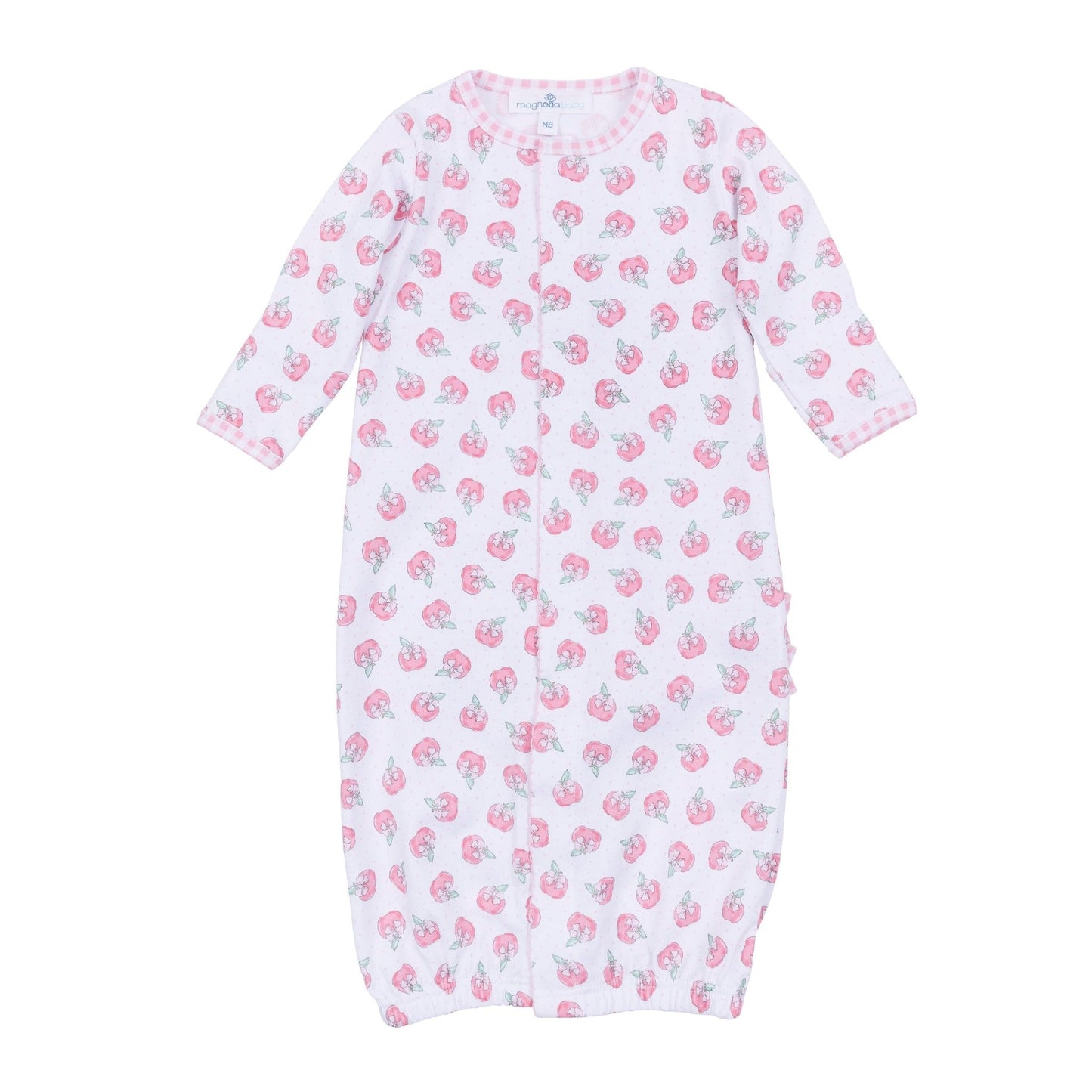 Apple of my Eye Print Ruffle Converter - Magnolia BabyConverter Gown