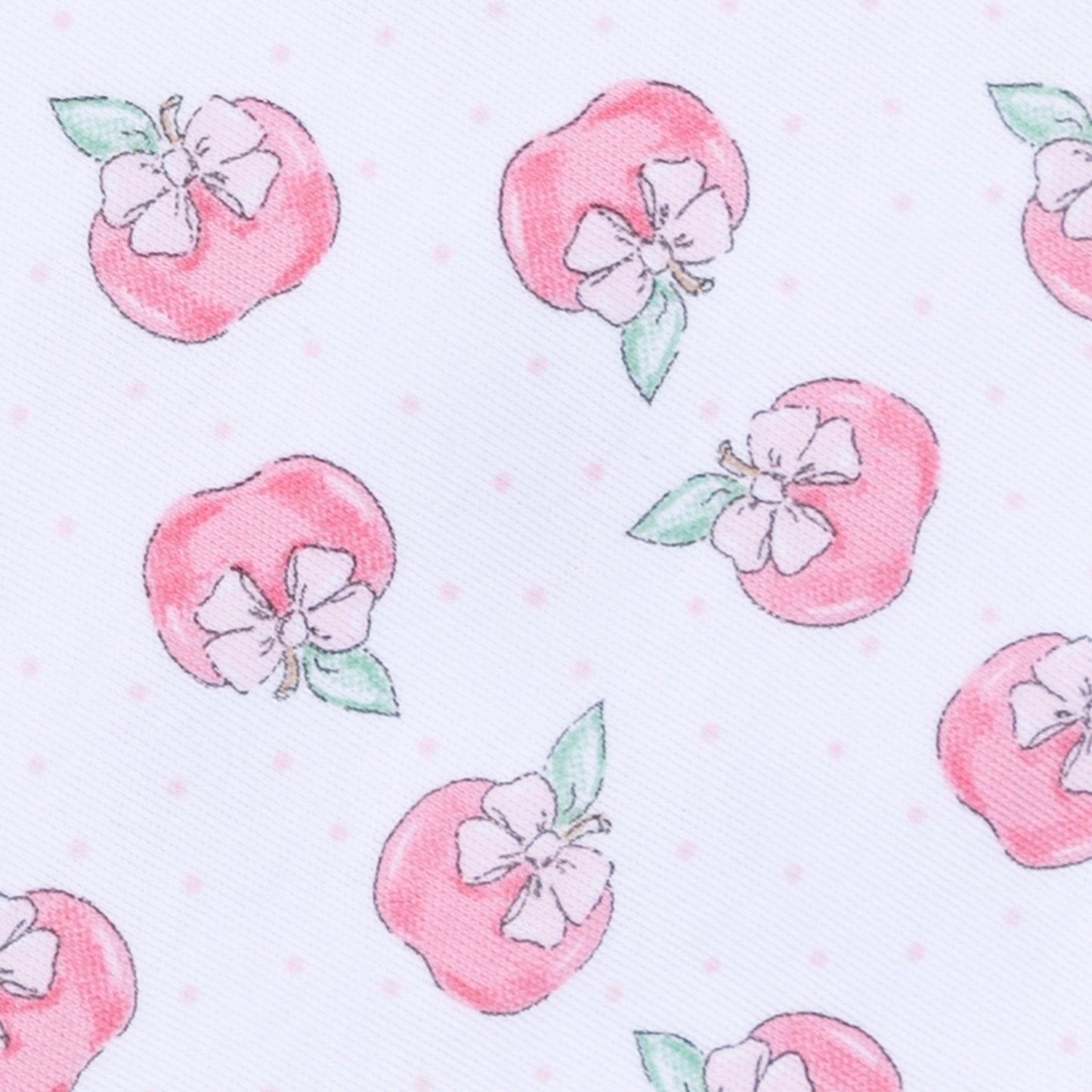 Apple of My Eye Print Ruffle Footie - Magnolia BabyFootie