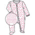 Apple of My Eye Print Ruffle Zip Footie - Magnolia BabyFootie
